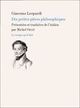 DIX PETITES PIECES PHILOSOPHIQUES 